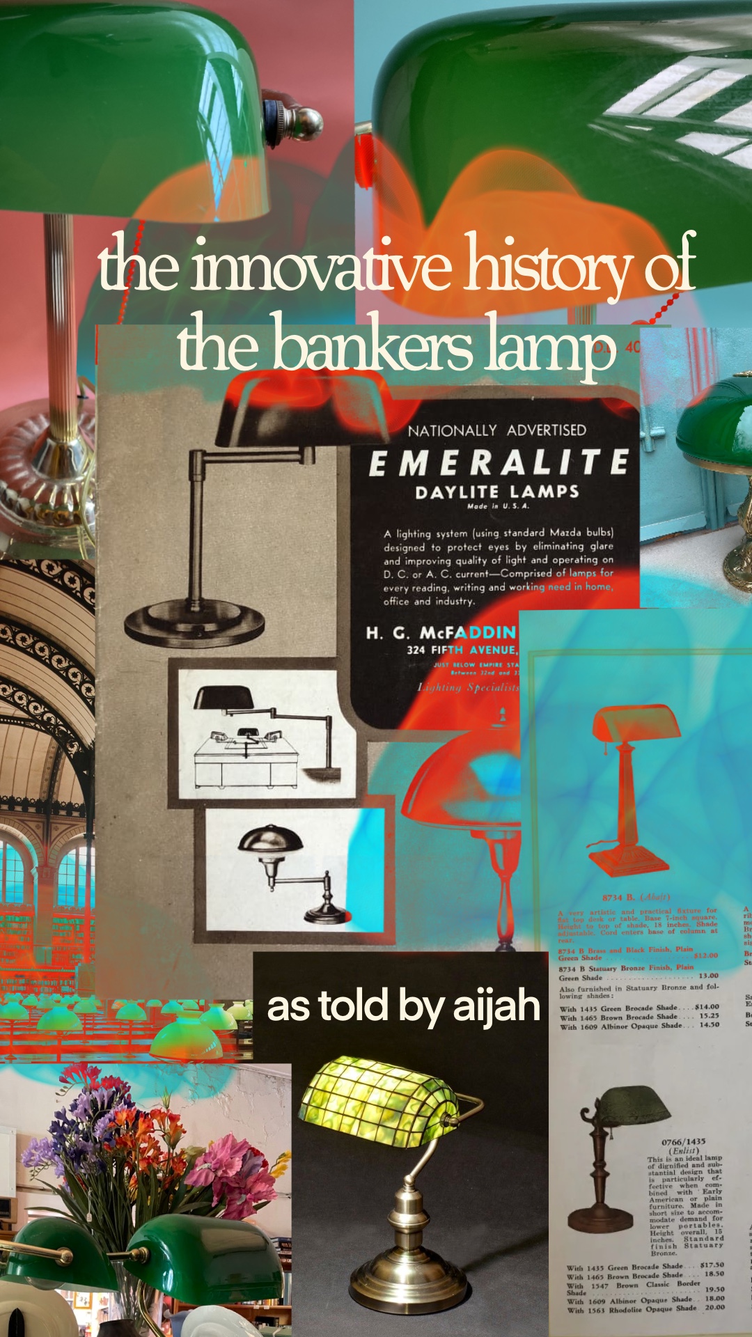 the innovative history of the bankers lamp